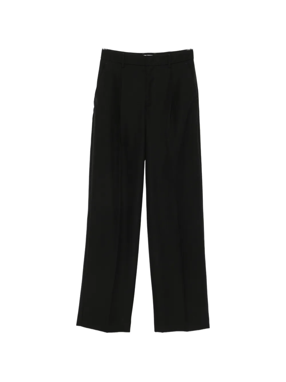 PT Torino pleated wool trousers - Schwarz