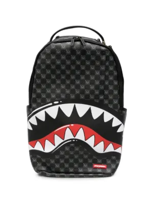 Sprayground Shark チェック バックパック | ブラック | FARFETCH JP