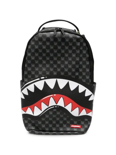 Sprayground Shark Mouth checkered backpack