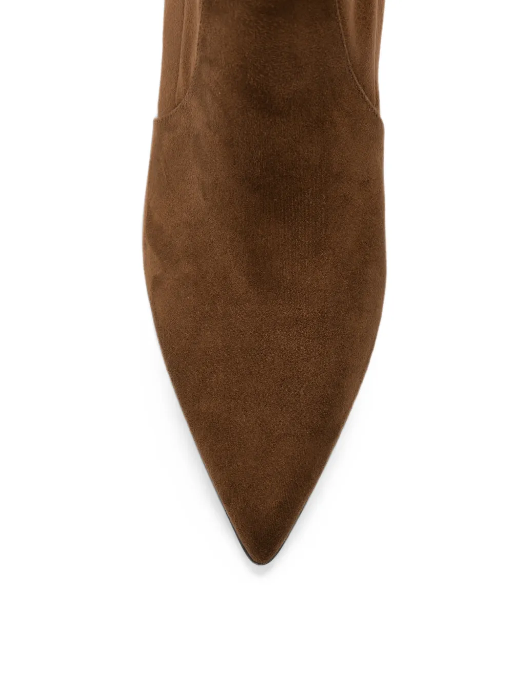 Sergio Levantesi pointed-toe suede-finish ankle boots Bruin