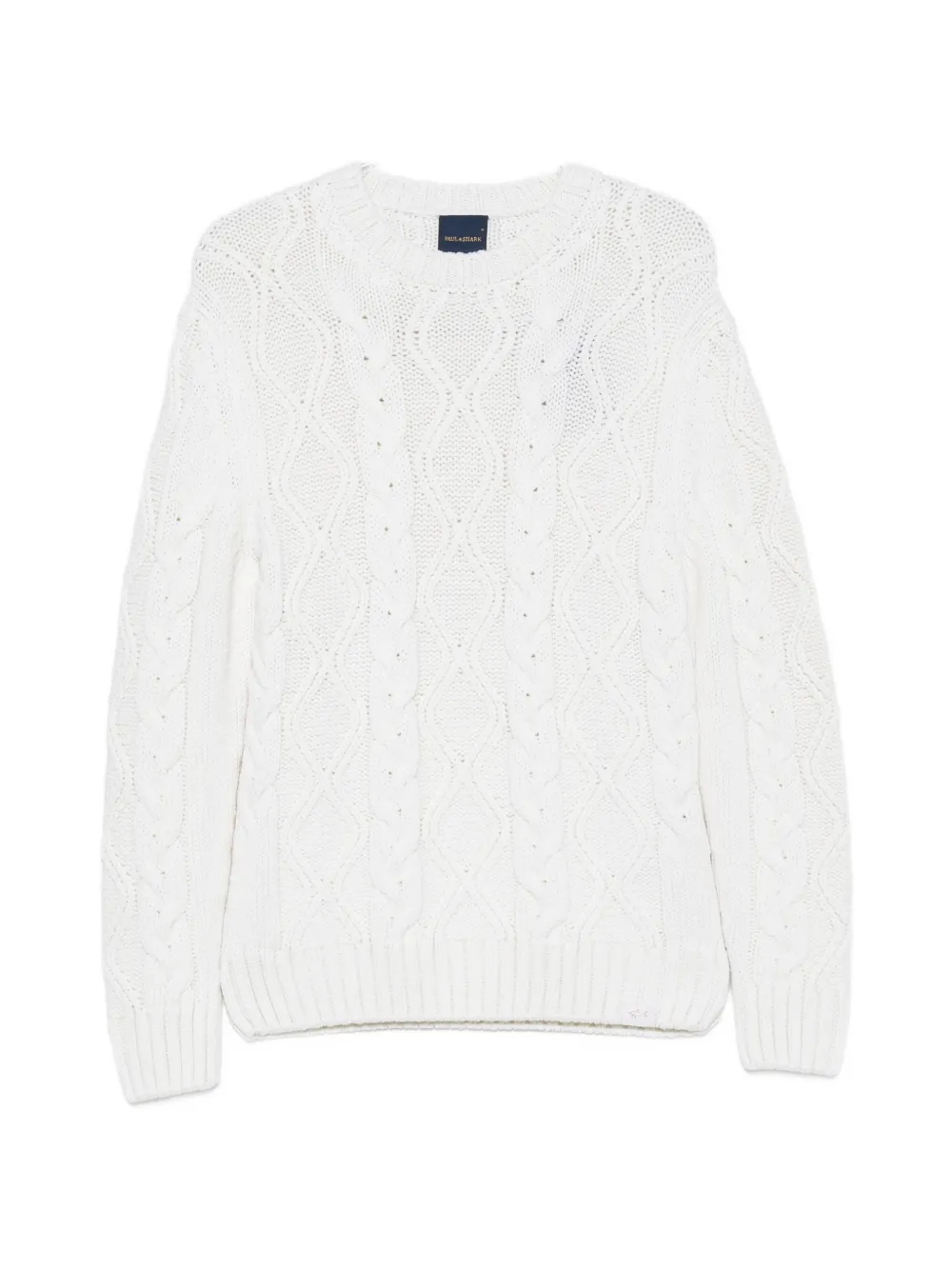 Paul & Shark cable-knit wool sweater - Bianco
