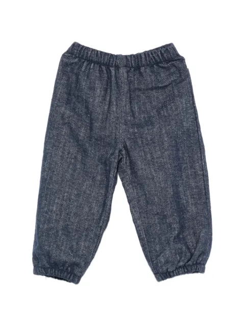 TEDDY & MINOU elasticated-cuff trousers