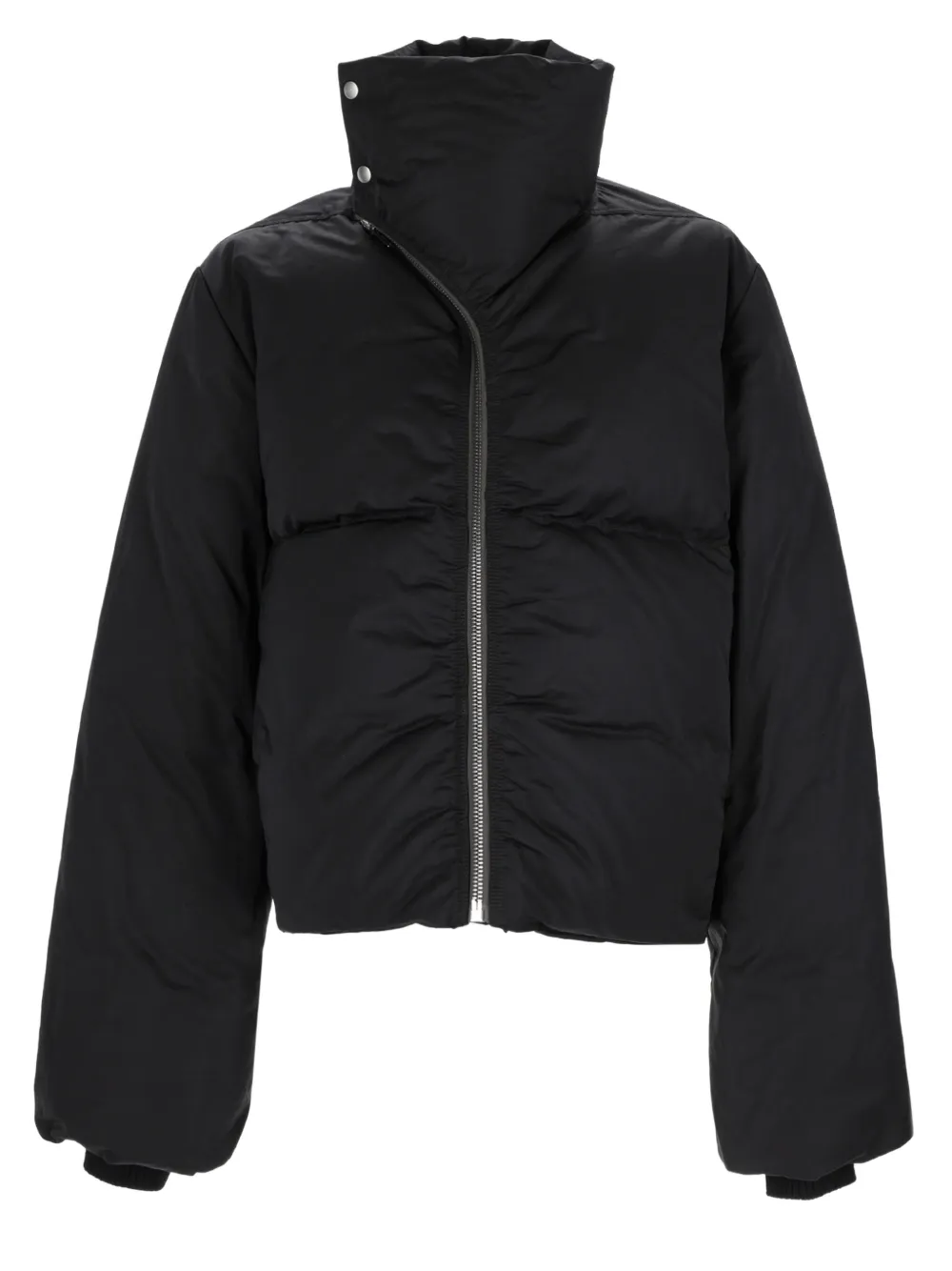 Rick Owens Gesmockt gewatteerd jack Zwart