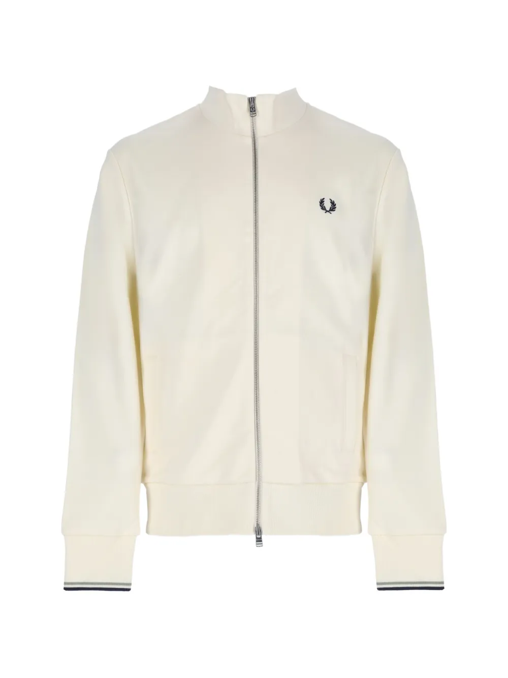 Fred Perry Sweater met geborduurd logo Beige