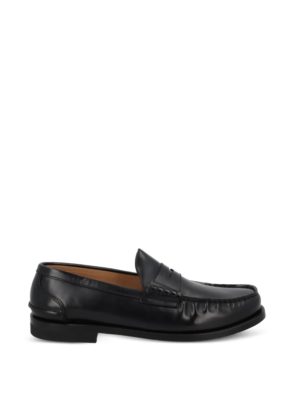 Premiata slip-on leather loafers - Nero