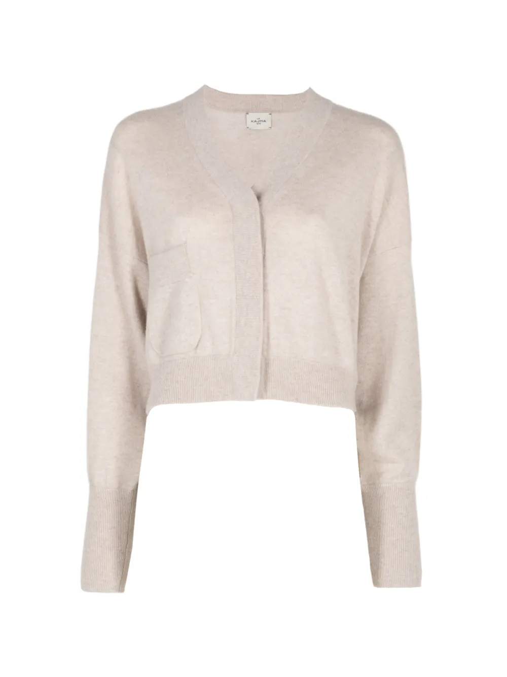 Le Kasha V-neck cropped cardigan · One Size