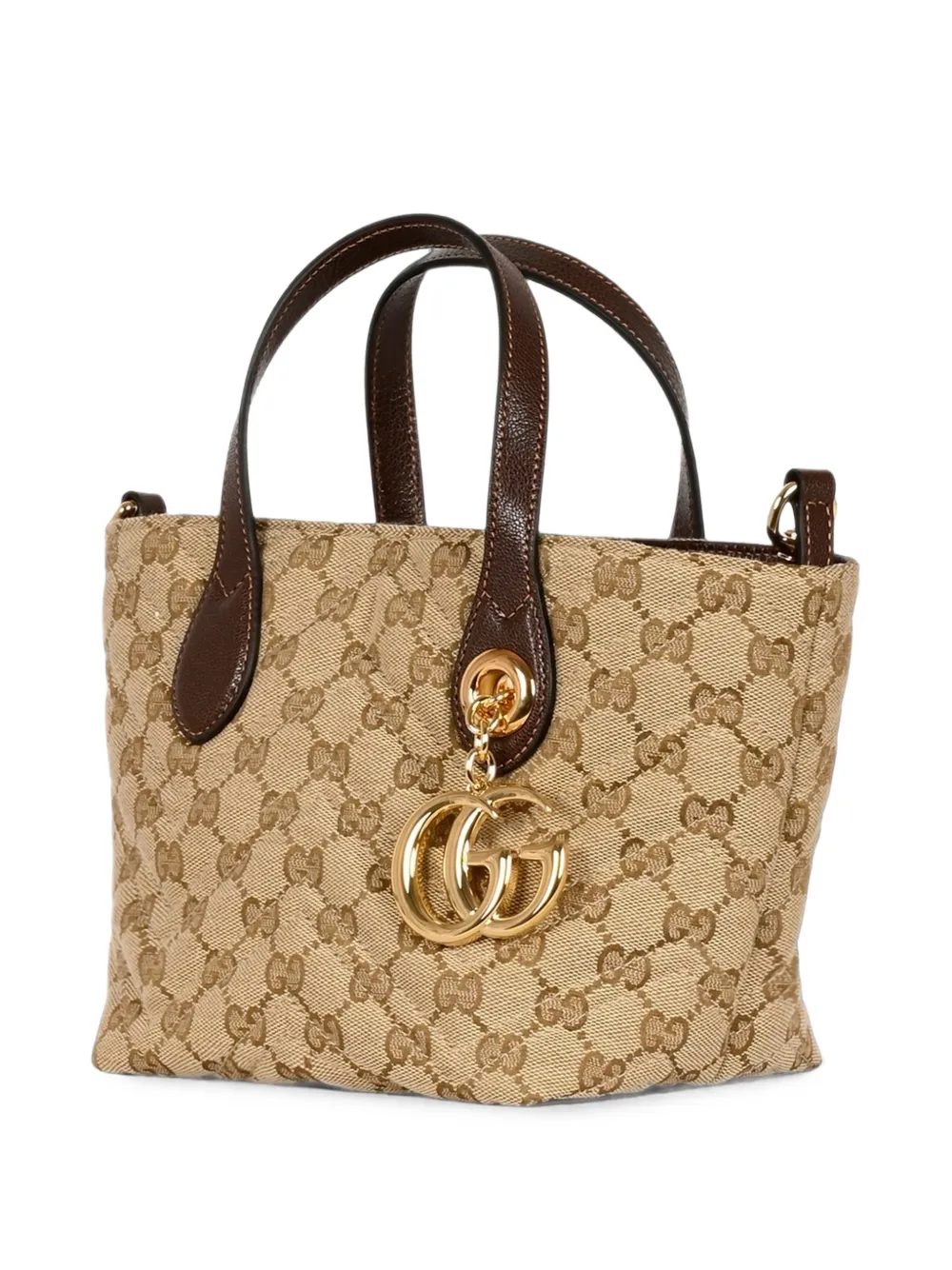 Gucci Kleine GG Marmont Supreme Double G shopper Beige