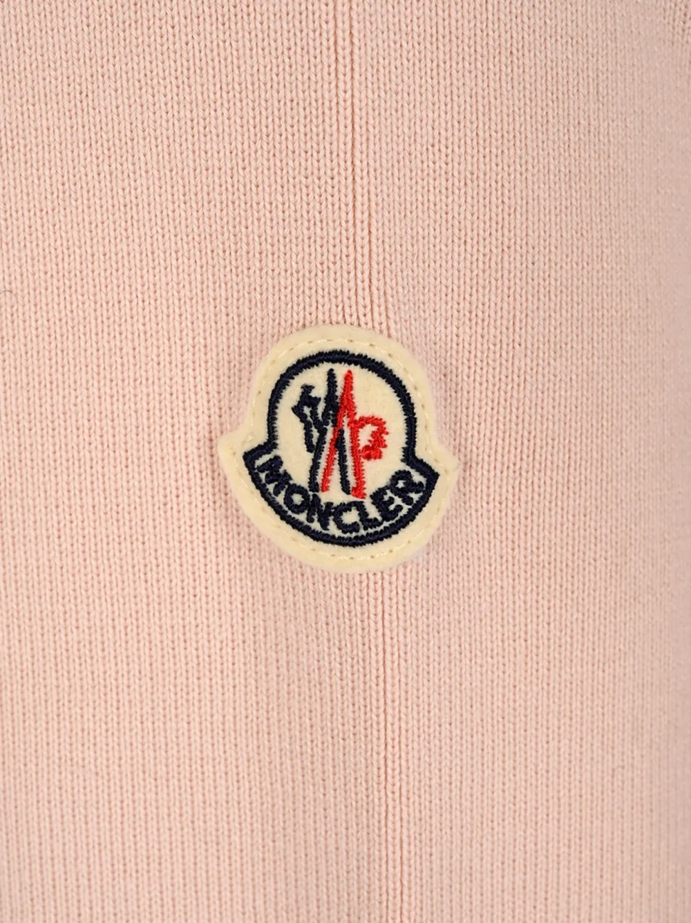 Moncler Katoenen gewatteerd vest met rits Roze