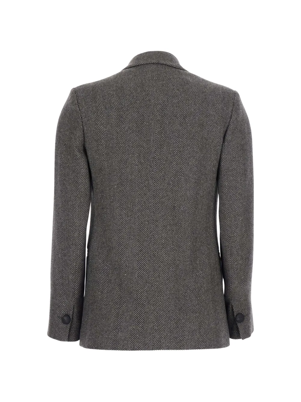 Antonelli Blazer met visgraatpatroon Bruin