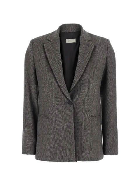 Antonelli herringbone-pattern single-breasted blazer