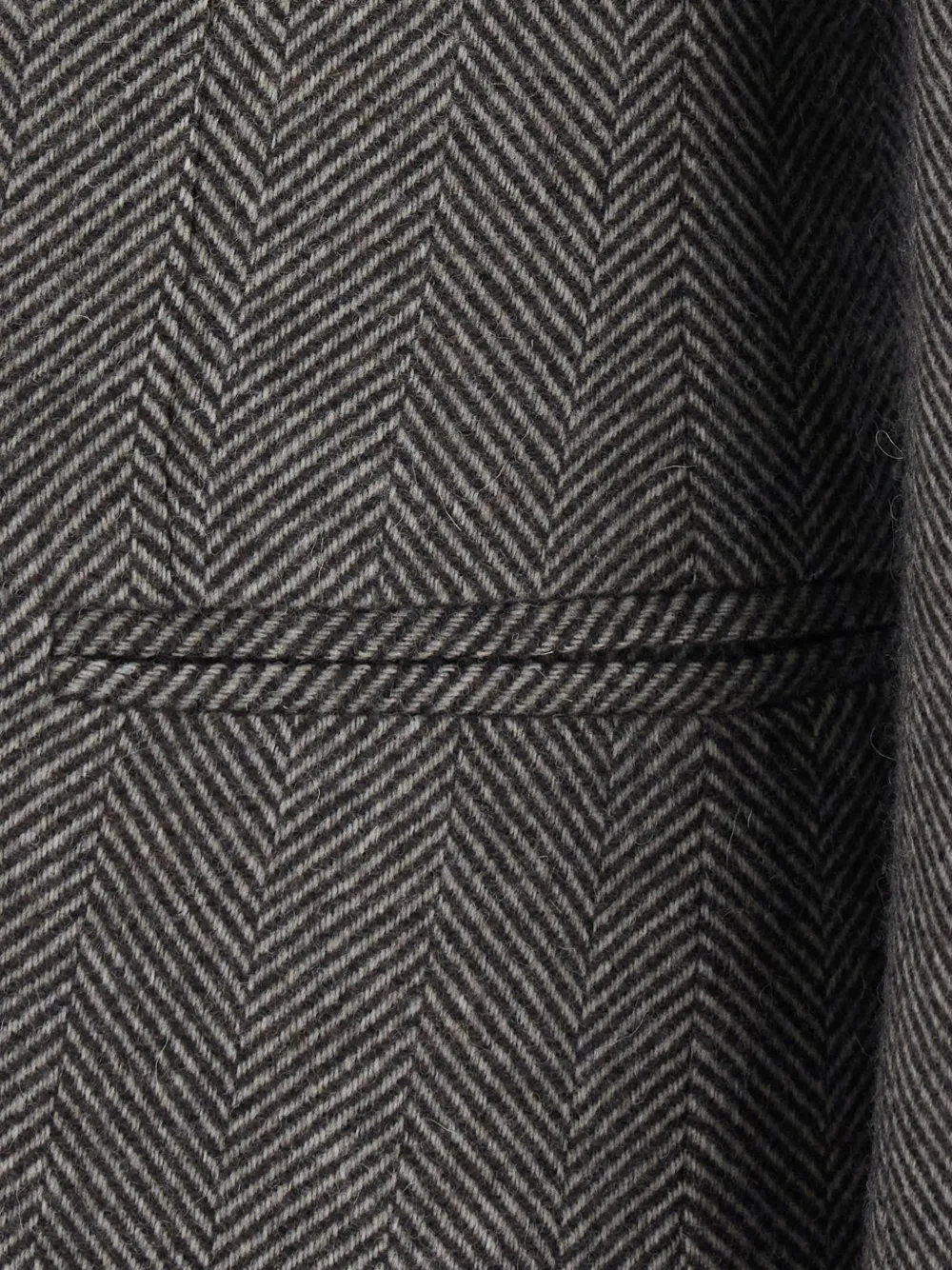 Antonelli Blazer met visgraatpatroon Bruin