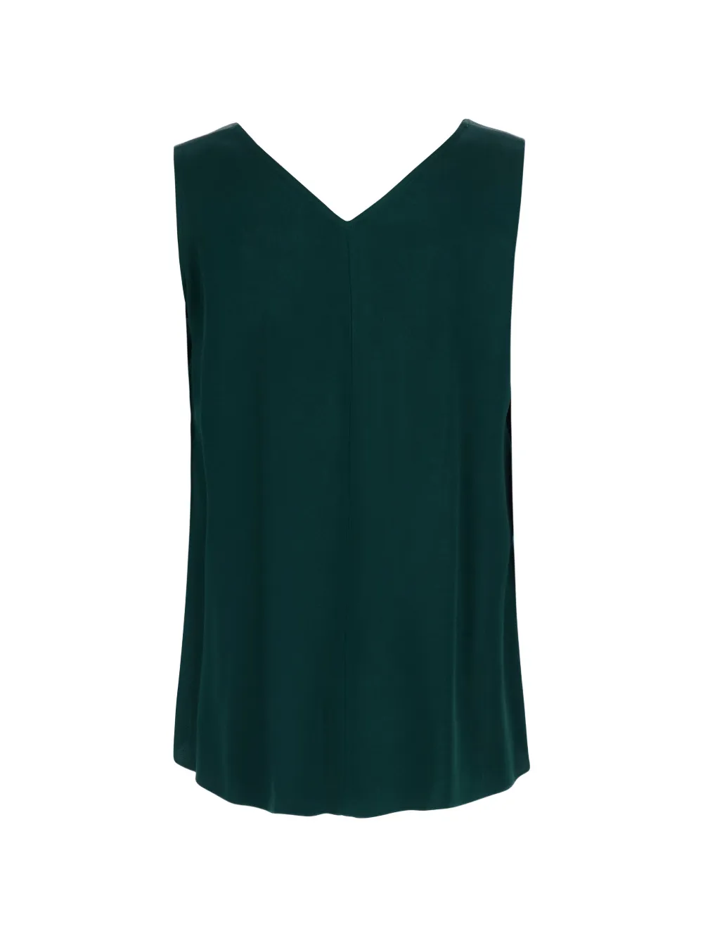 Antonelli Bergamo mouwloze top met V-hals Groen