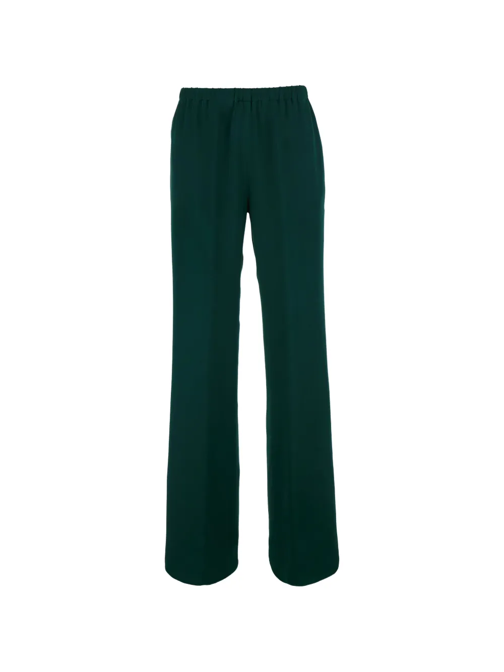Antonelli Elasticated Wide-leg Trousers In Green
