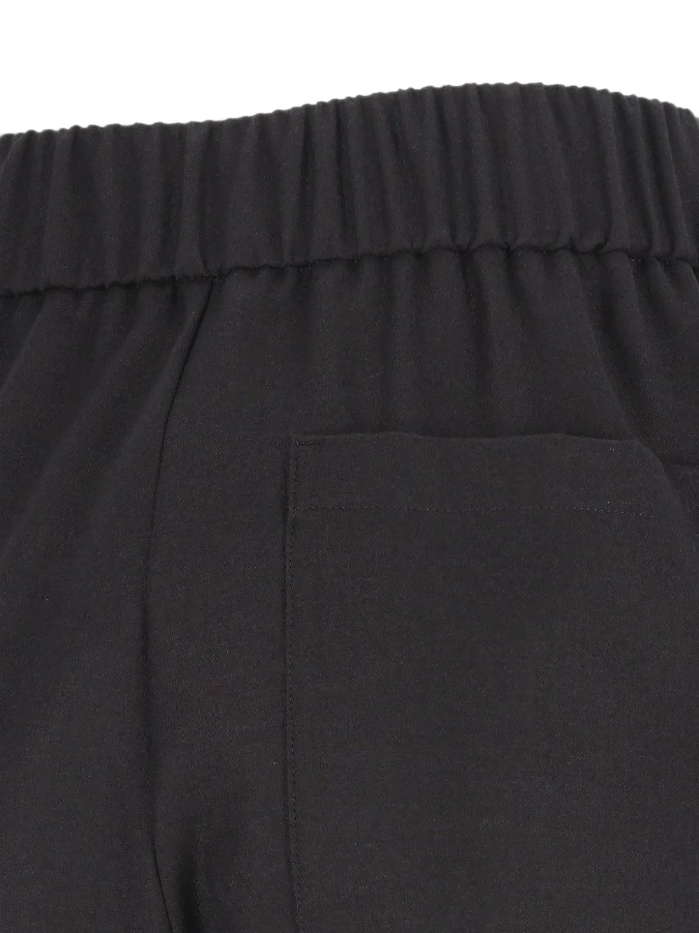Barena Broek met elastische tailleband Zwart