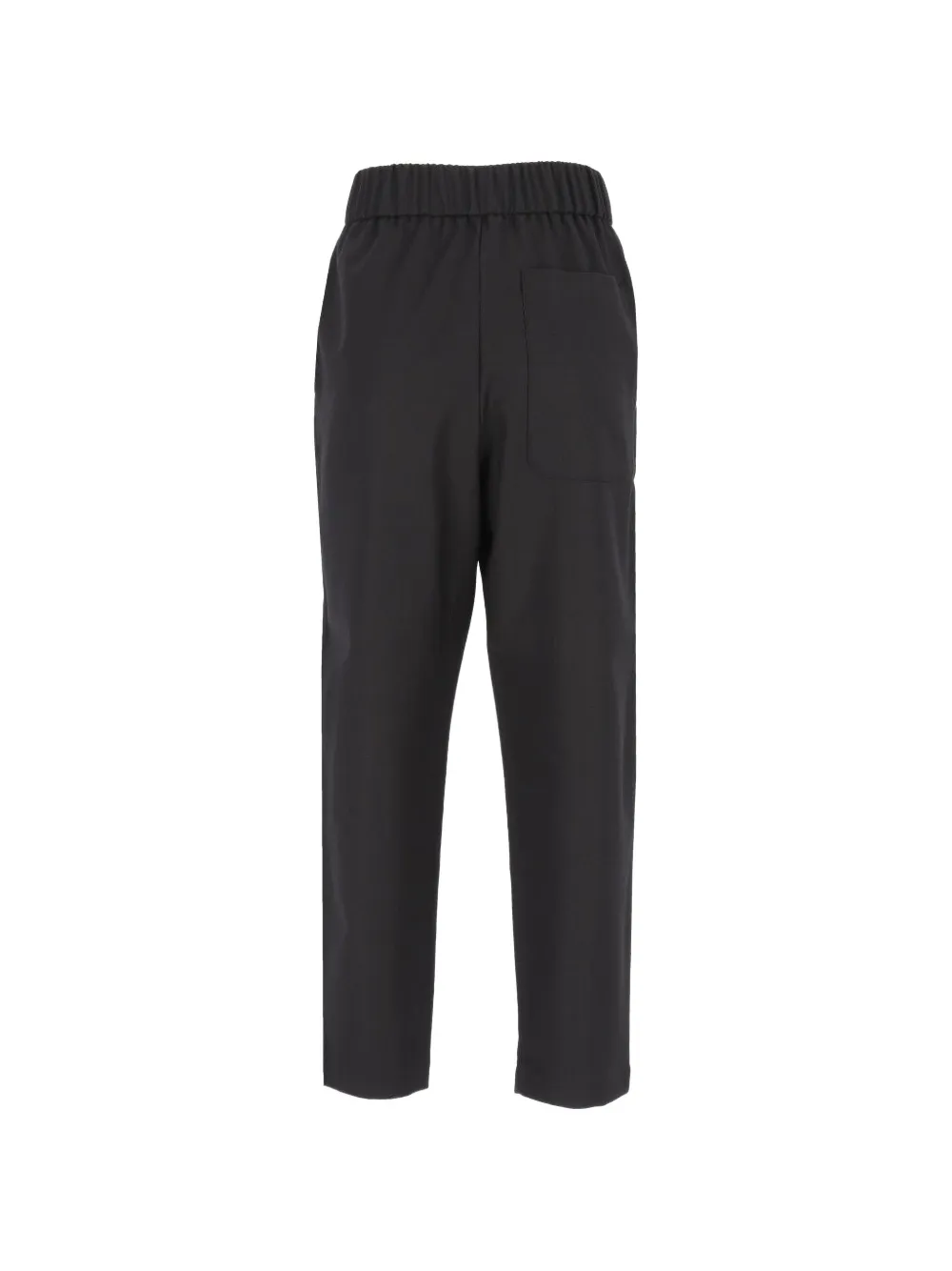 Barena Broek met elastische tailleband Zwart