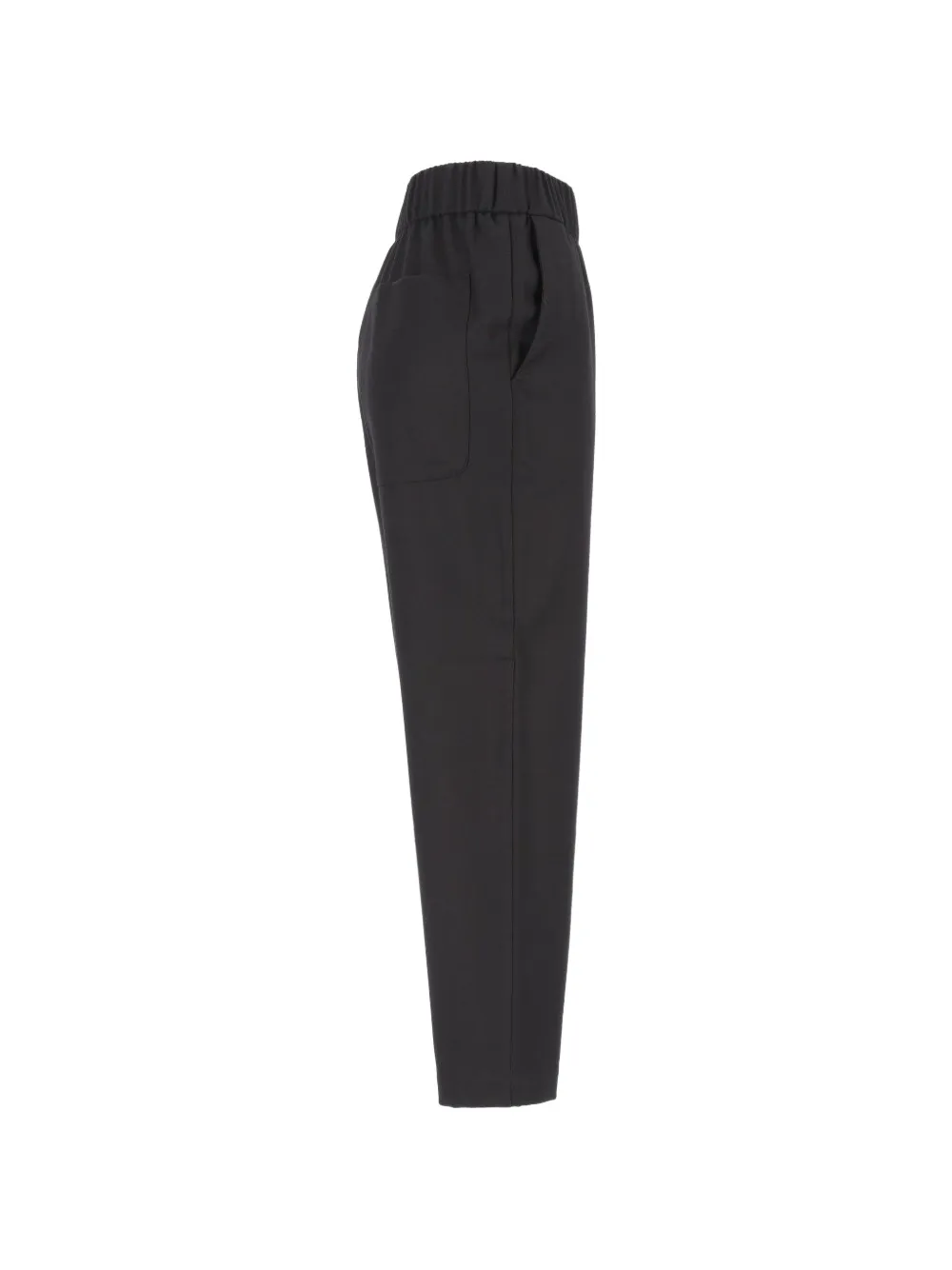 Barena Broek met elastische tailleband Zwart