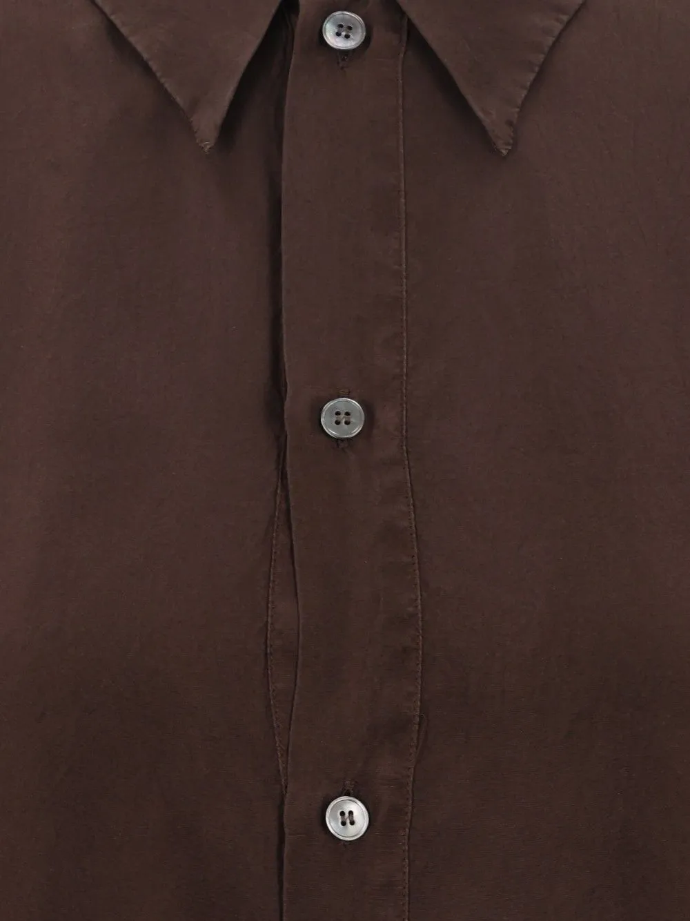 Barena Camillo blouse met knopen Bruin