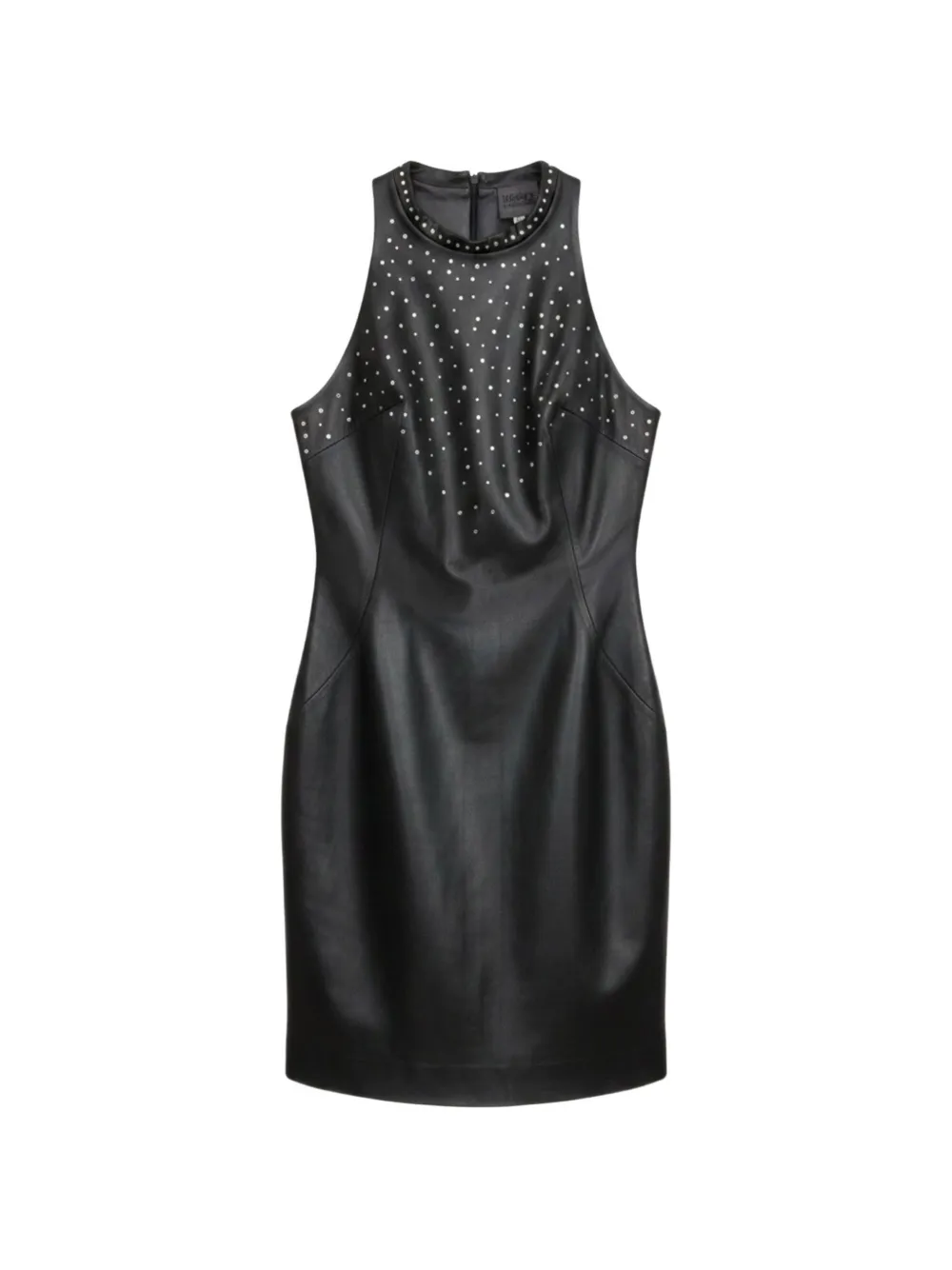 Versace Pre-Owned robe courte à ornements en cristal (années 1990) - Noir