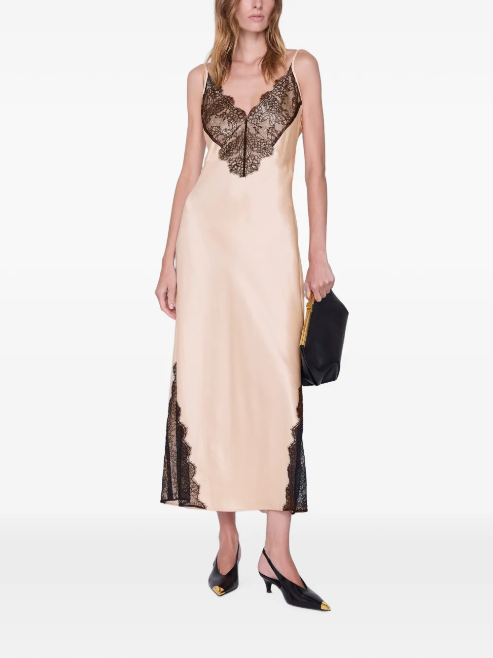ANINE BING Judy jurk Beige