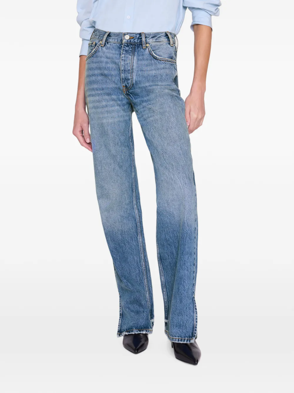 ANINE BING Roy 31" jeans Blauw