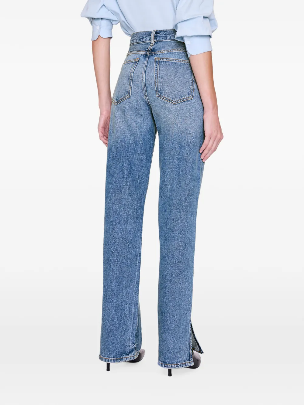 ANINE BING Roy 31" jeans Blauw