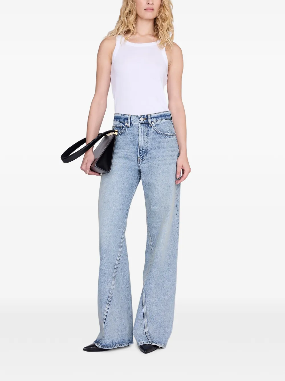 ANINE BING Brie 33" jeans Blauw