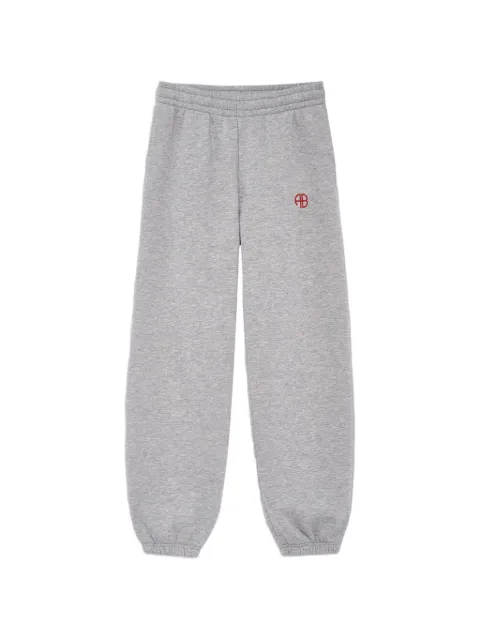 ANINE BING pantalones de chándal Karter elásticos con logo bordado