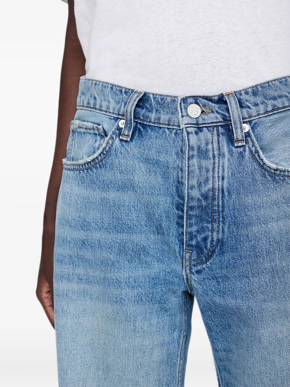 ANINE BING Hugh 32" jeans Blauw