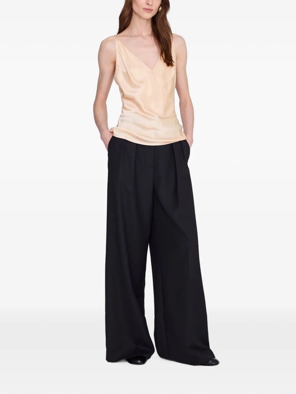 ANINE BING Blanca top Beige