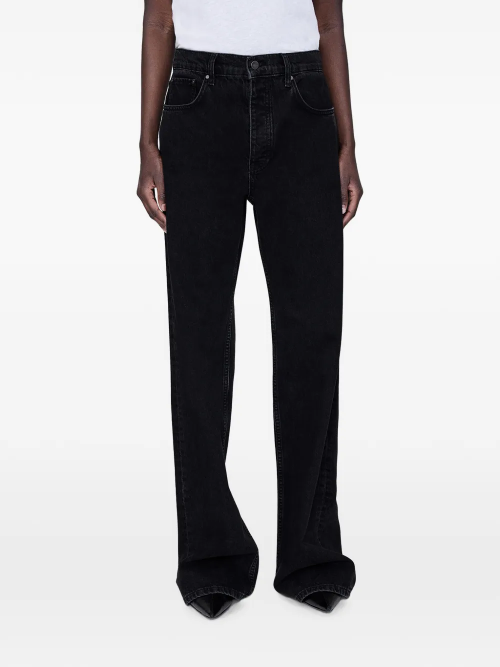 ANINE BING Hugh 32" jeans Zwart