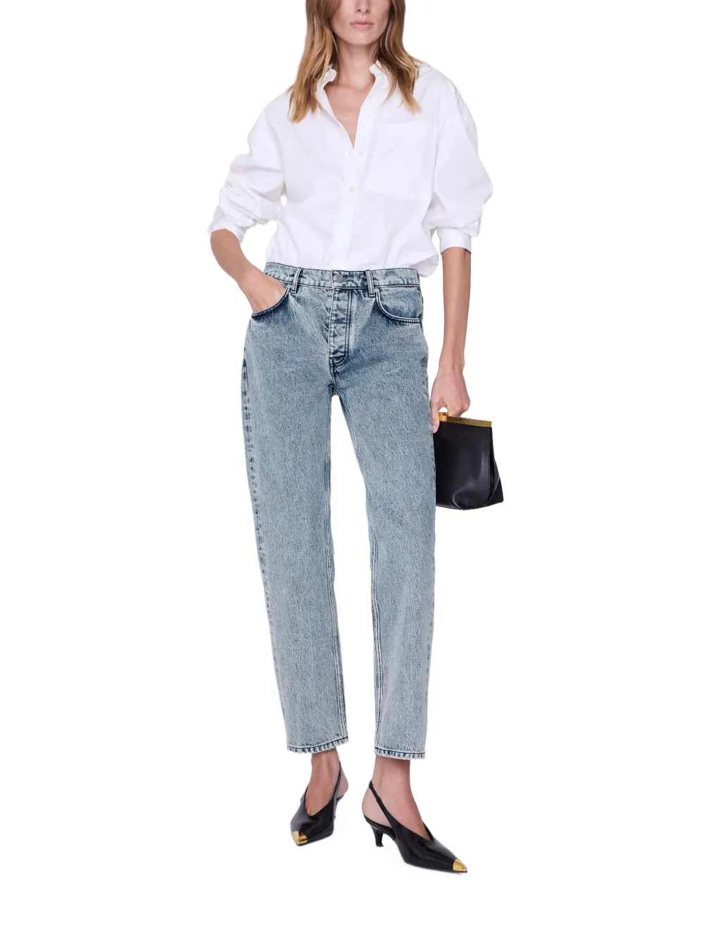 ANINE BING Scott blouse Wit