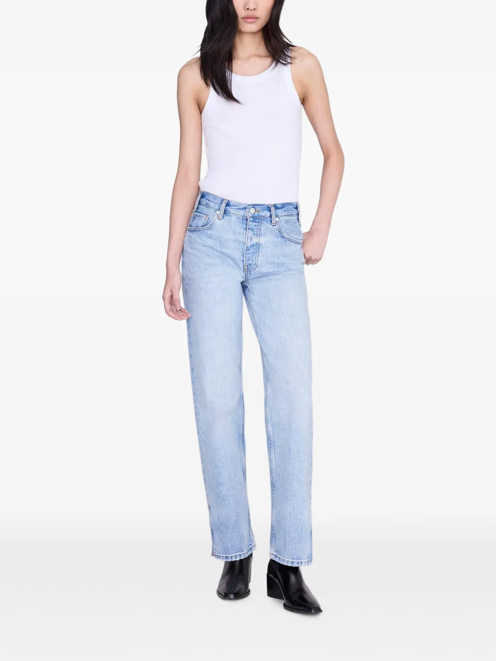 ANINE BING Sixtine tanktop Wit