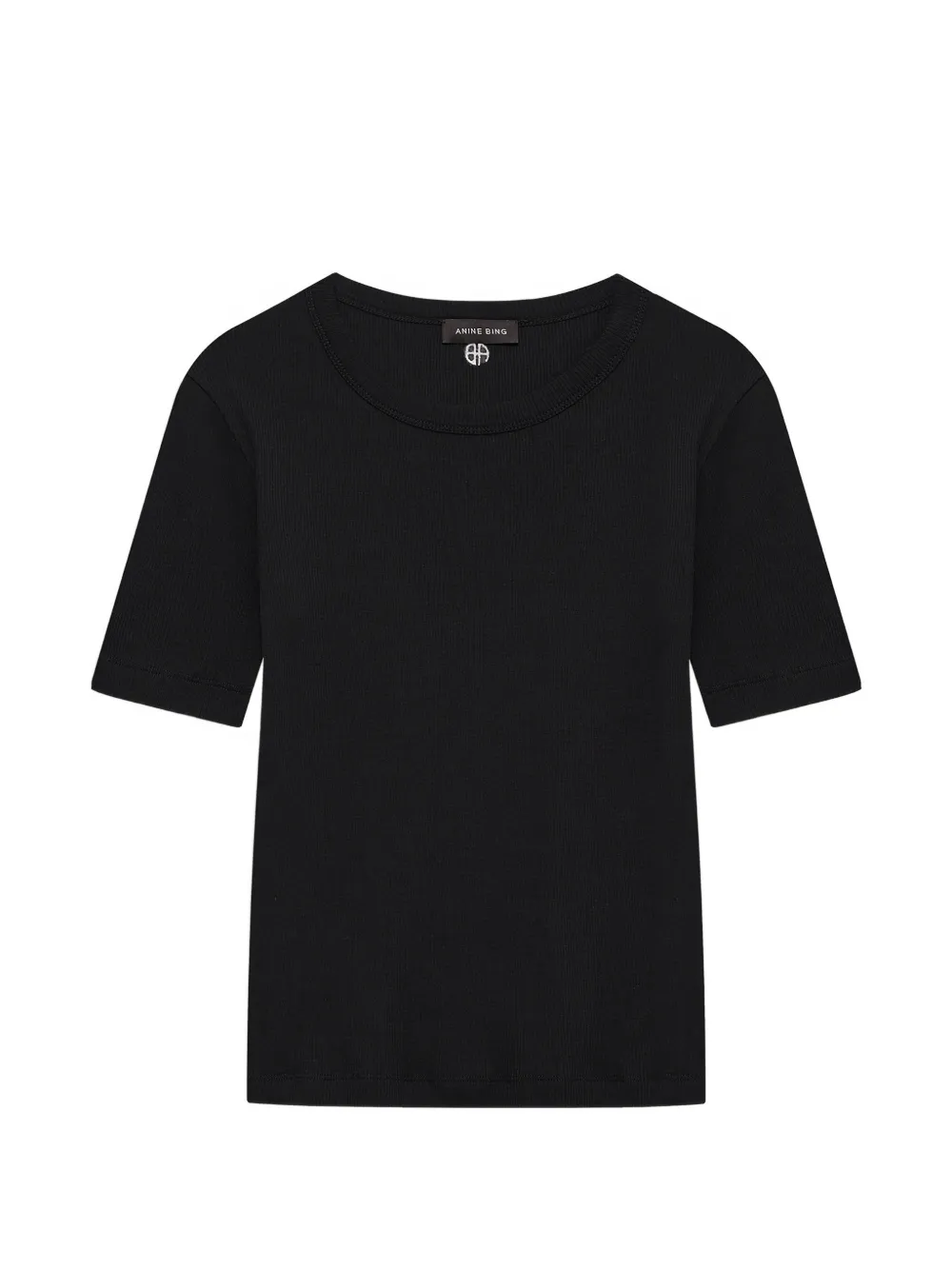 ANINE BING Sixtine T-shirt short sleeve - Schwarz