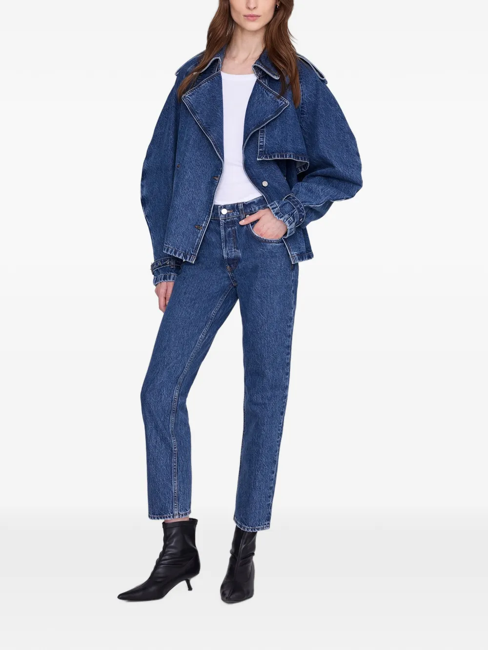 ANINE BING Pascale trenchcoat Blauw