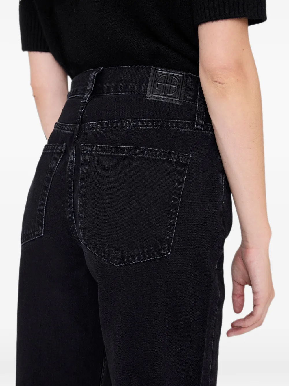 ANINE BING Roy 31" jeans Zwart
