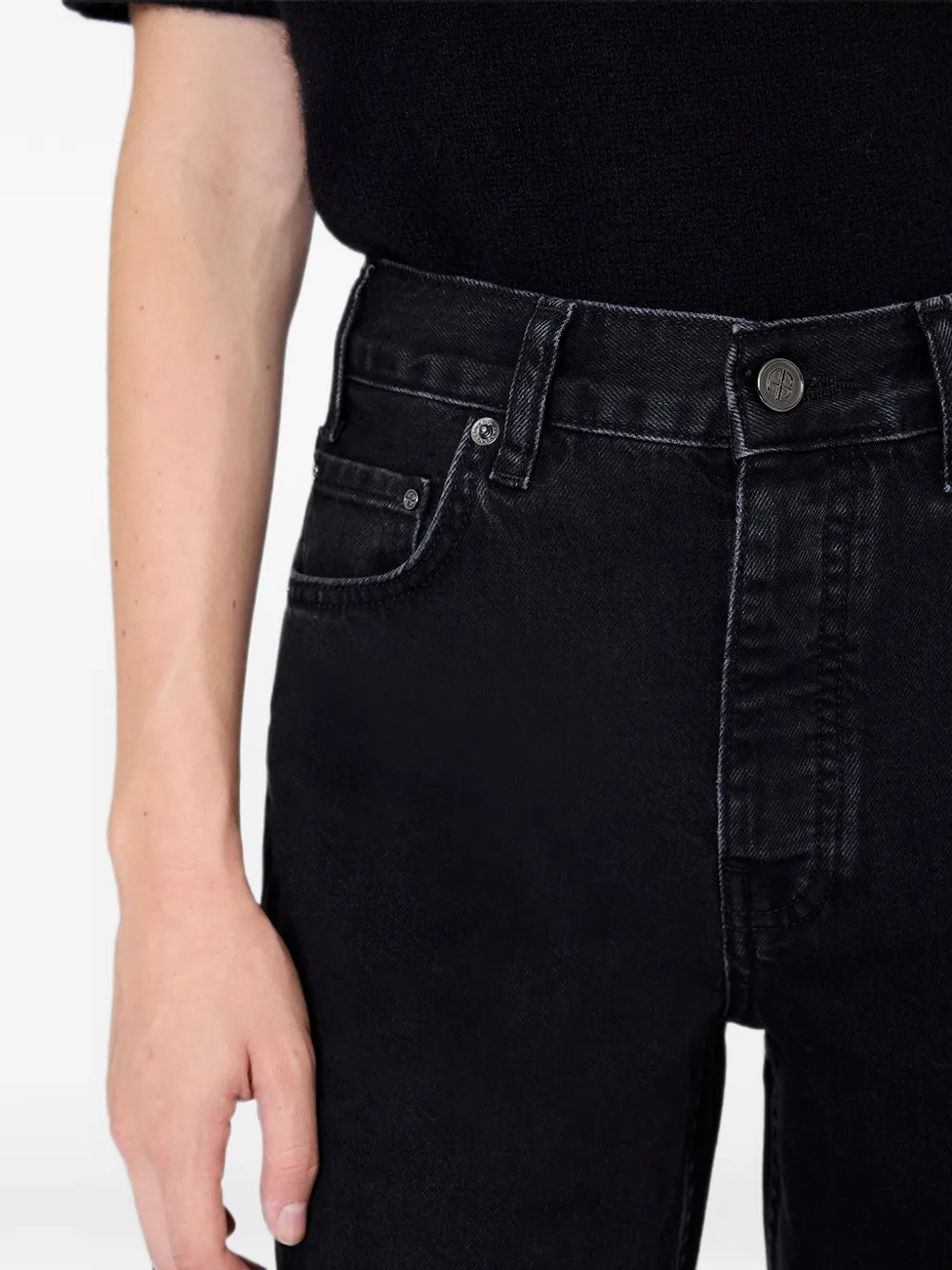 ANINE BING Roy 31" jeans Zwart