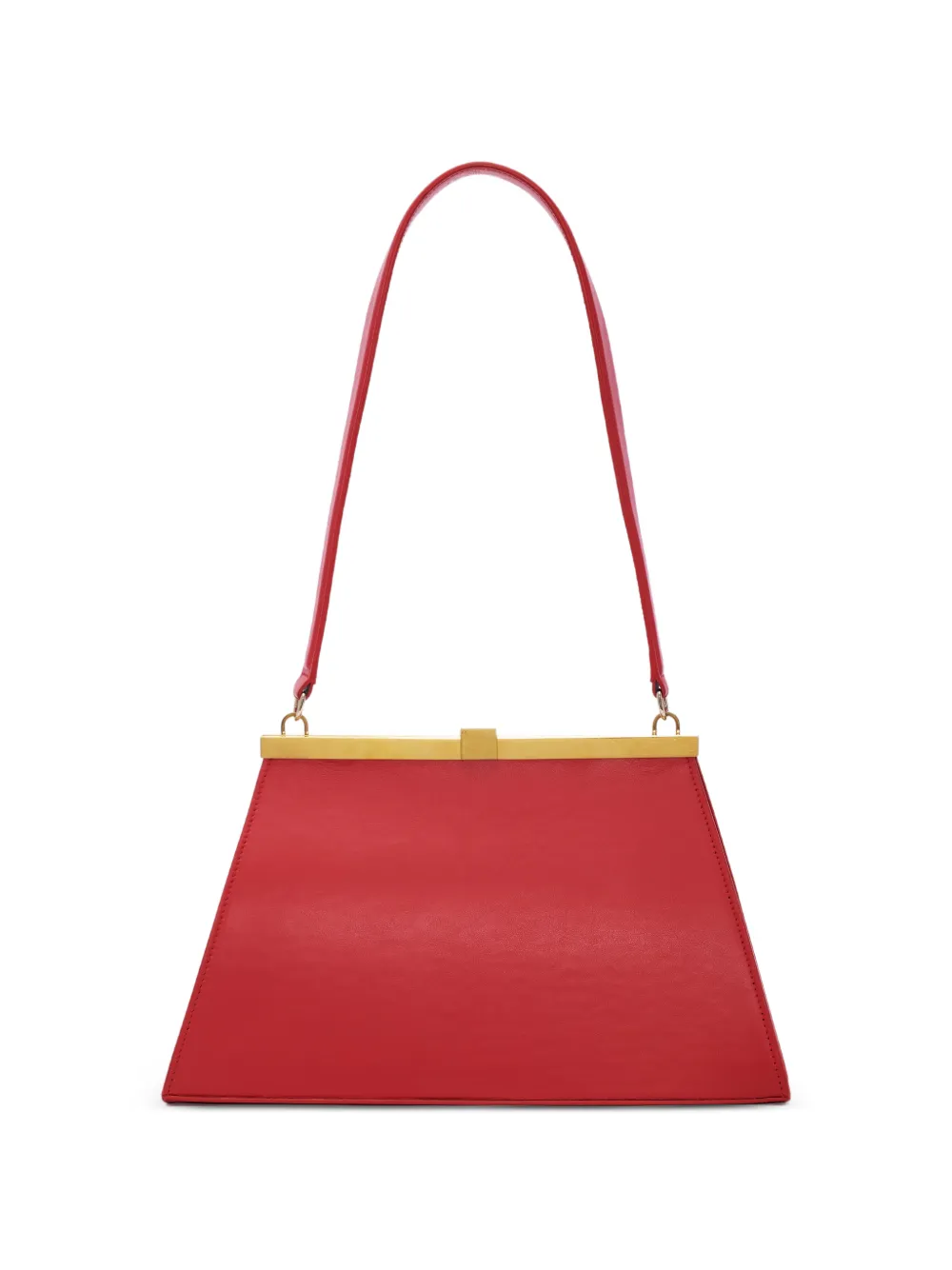 ANINE BING Anine leren schoudertas Rood