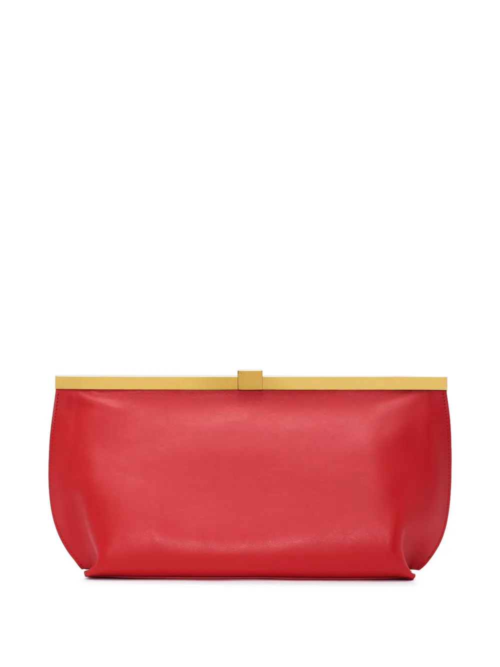 ANINE BING Aline clutch met logo-print Rood