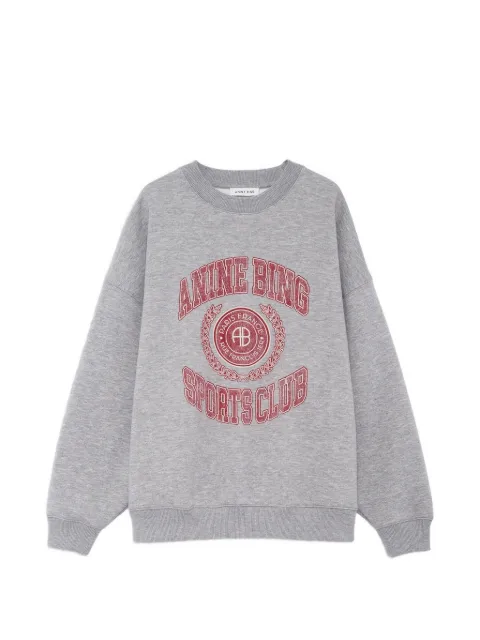 ANINE BING sudadera con logo estampado
