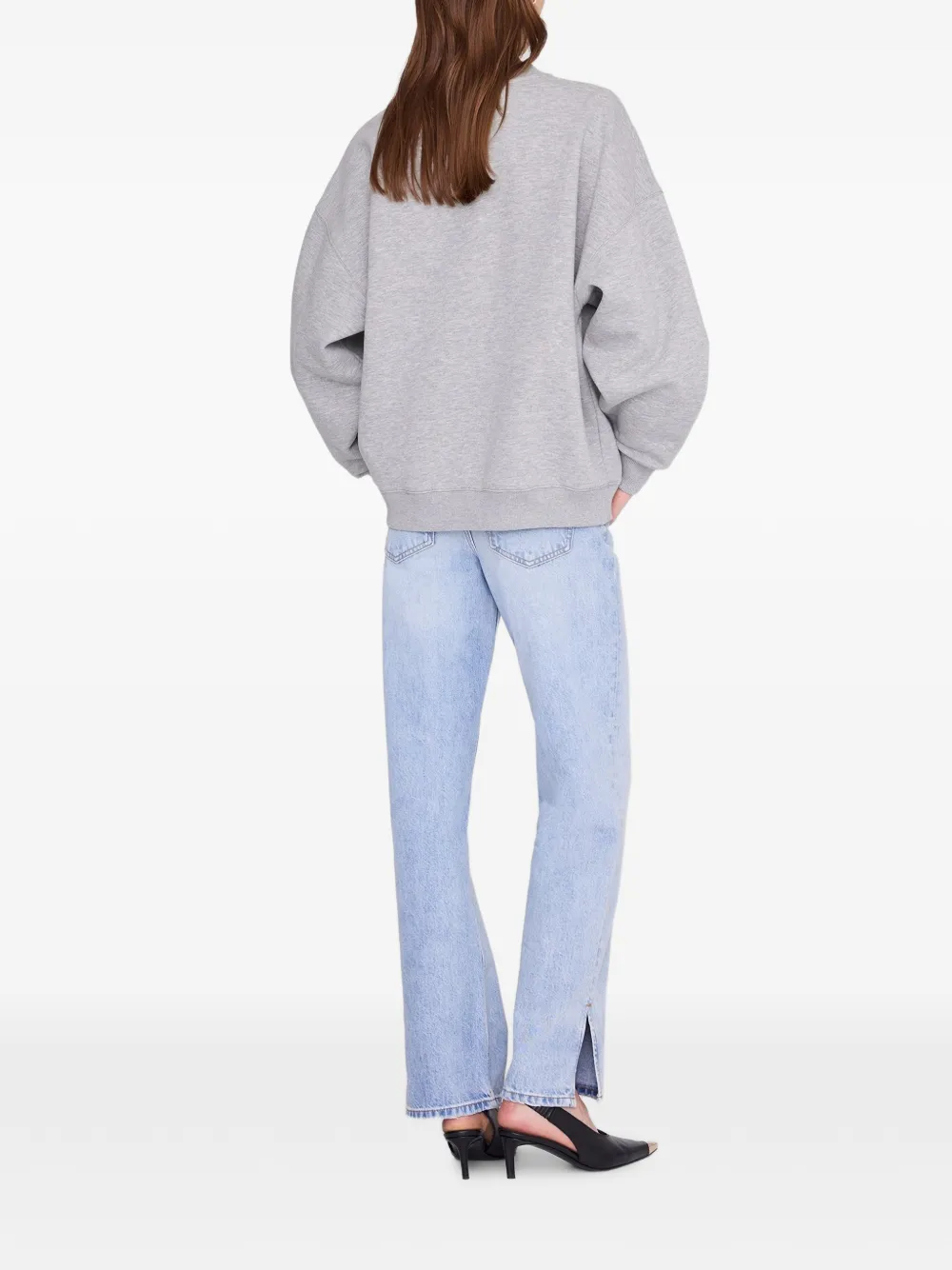 ANINE BING Miles collegiale sweater Grijs