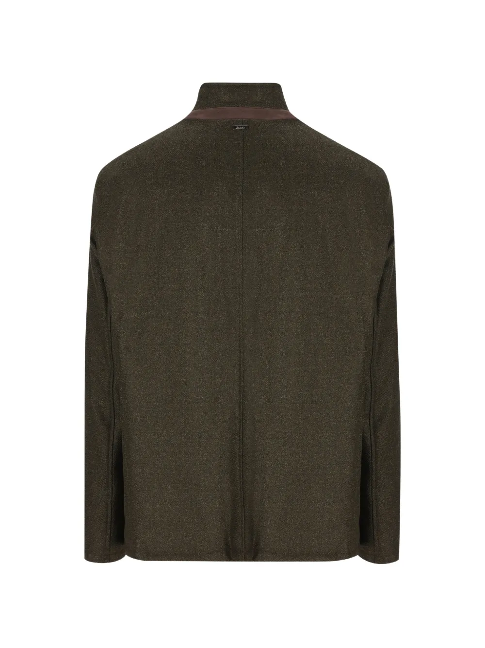Herno Button-up jack Groen