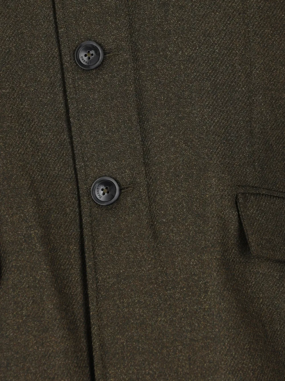 Herno Button-up jack Groen