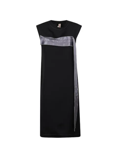 Marni contrast-trim sleeveless midi dress