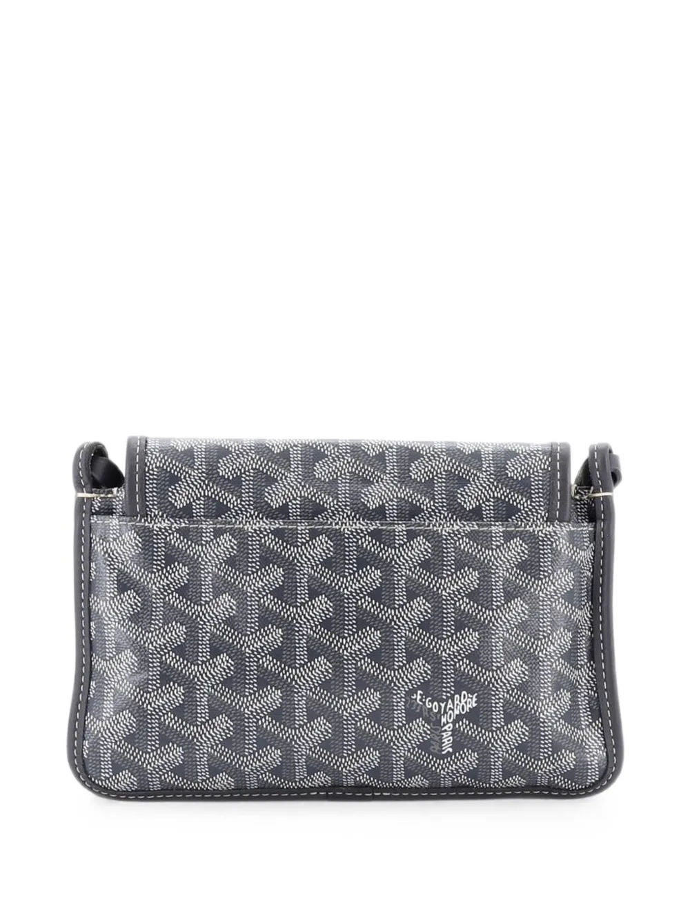 Goyard Pre-Owned Plumet Clutch Wallet Coated Canvas crossbody bag - Grigio