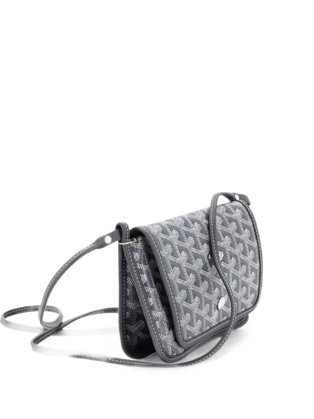Goyard Pre-Owned Plumet Clutch Wallet Coated Canvas crossbody bag - Grau