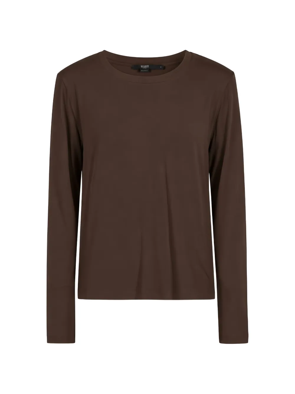 Seventy T-shirt met ronde hals Bruin