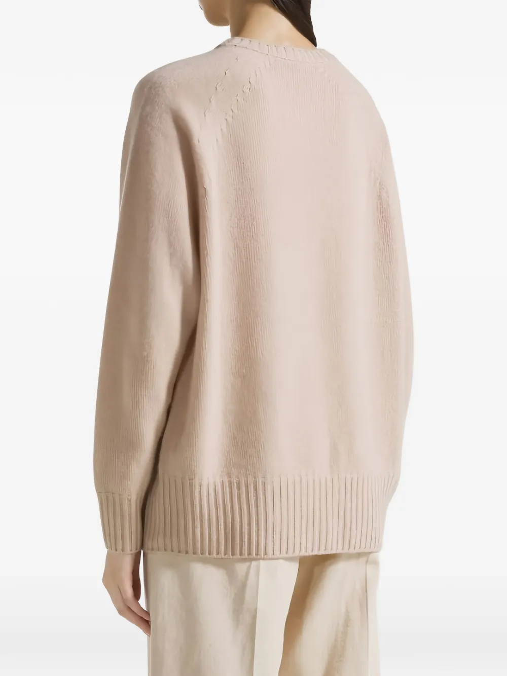 Seventy crew-neck cashmere sweater Beige