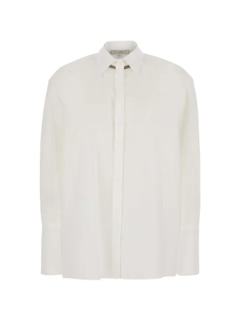 Antonelli chain-embellished long-sleeve shirt