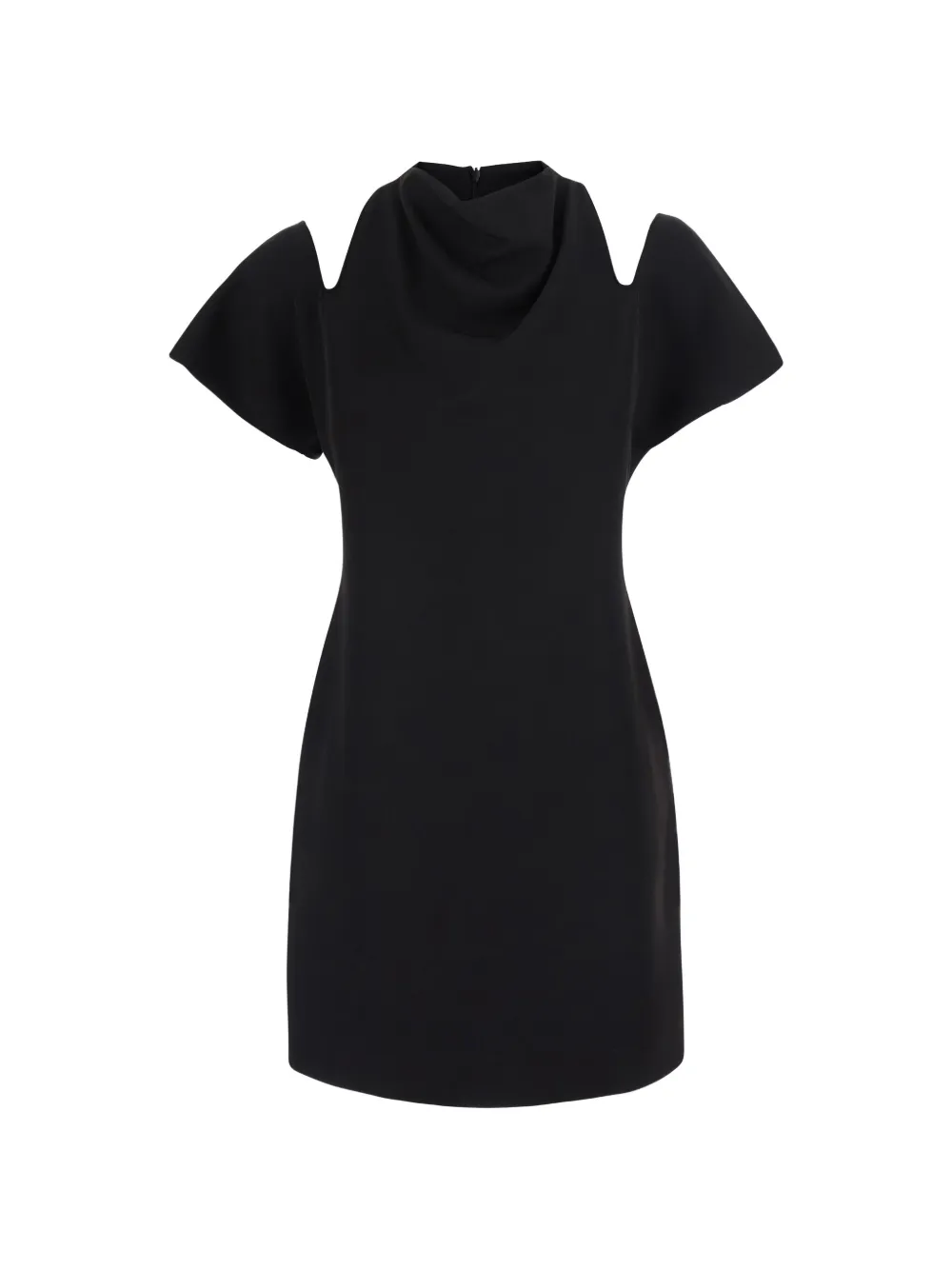 Federica Tosi cut-out shoulder cowl-neck mini dress