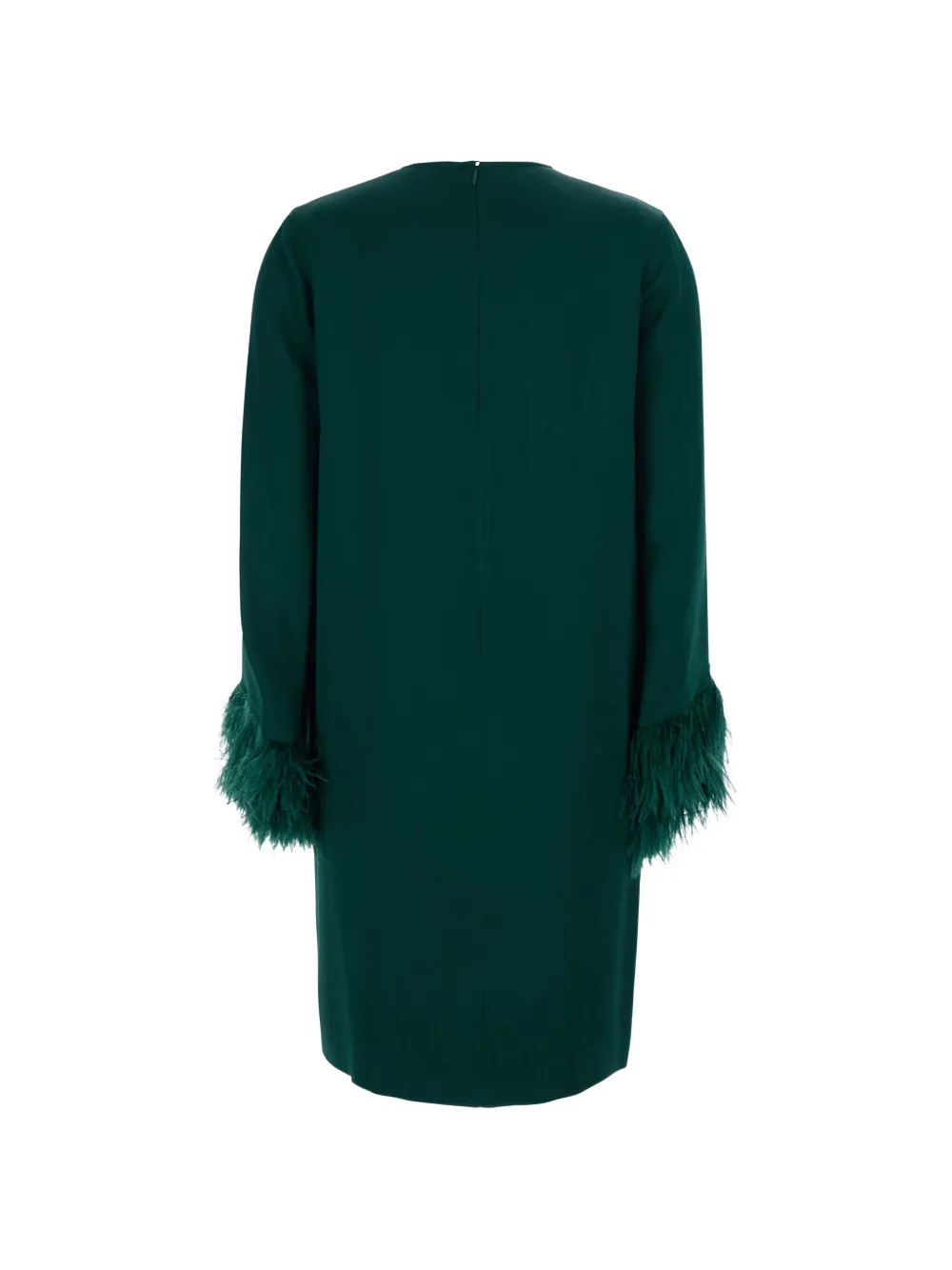 Antonelli Violetta jurk met lange mouwen Groen